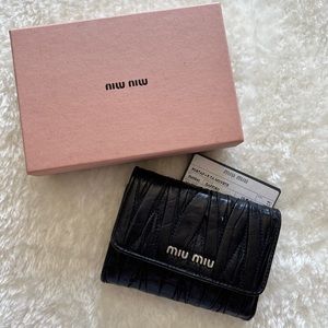 Authentic Miu Miu Compact wallet
